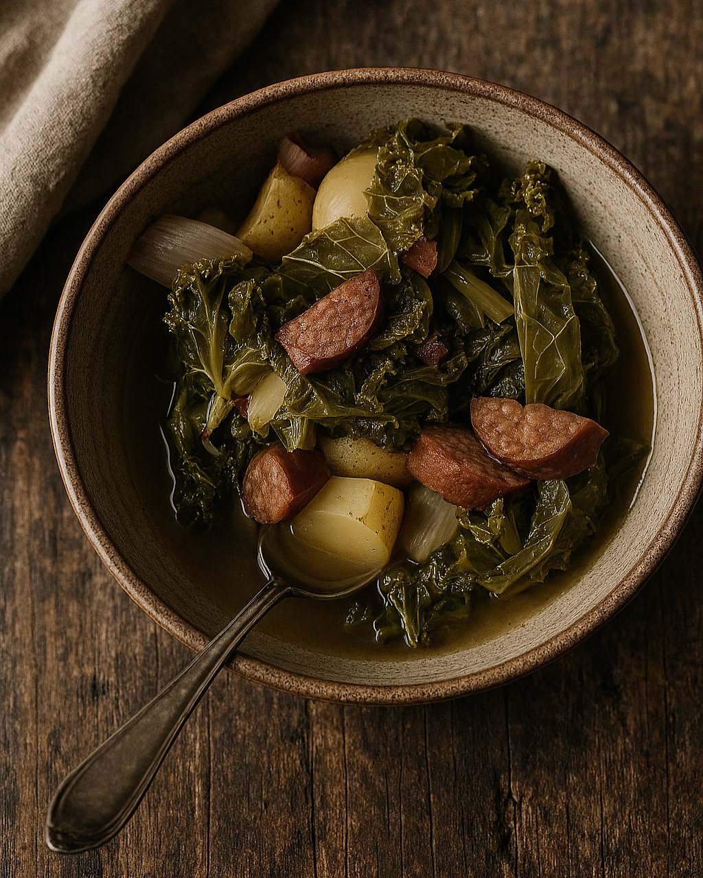 A stack of almond flour pancakes topped with cherry sauce, accompanied by the title 'ALMOND FLOUR PANCAKES'.